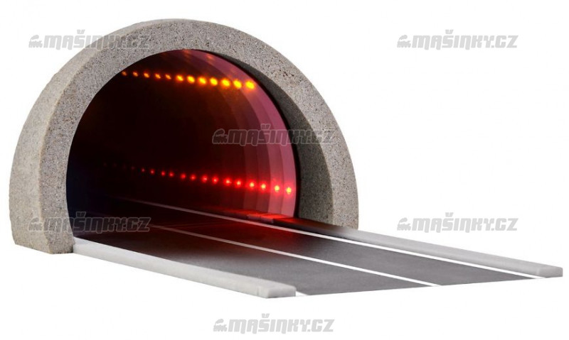H0 - Silnin tunel, modern s LED zrcadlovm efektem #1