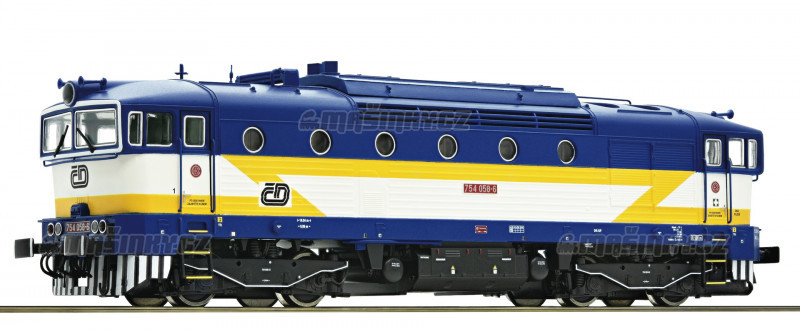 H0 - Dieselov lokomotiva 754 058-6 - D (analog) #2