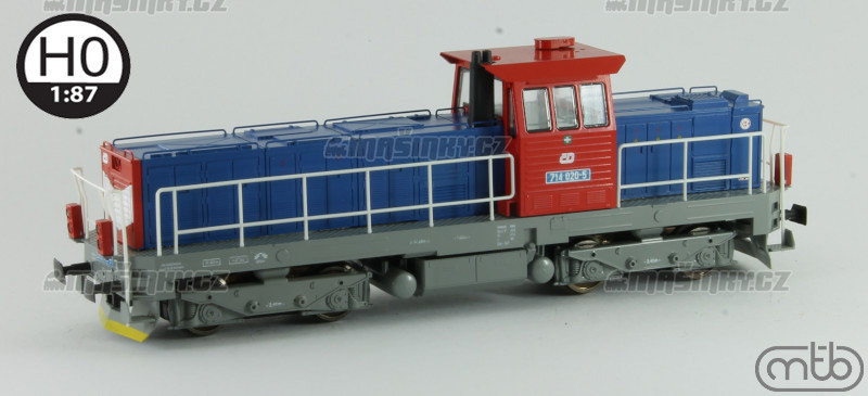 H0 - Diesel-elektrick lokomotiva ady 714 020 - D (DCC, zvuk) #1