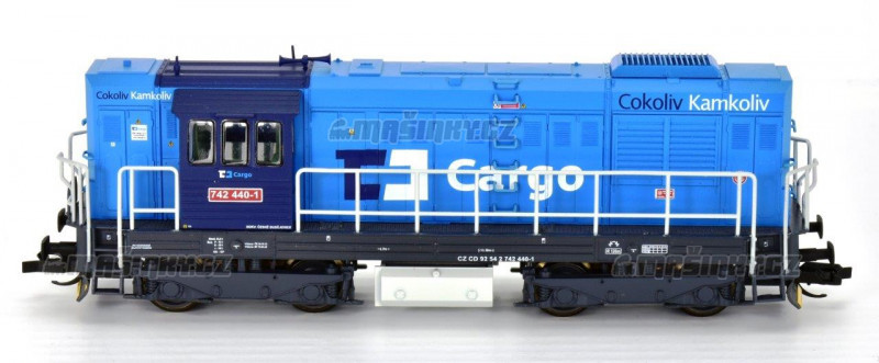 TT - Dieselov lokomotiva 742 440-1 D Cargo (analog) #3