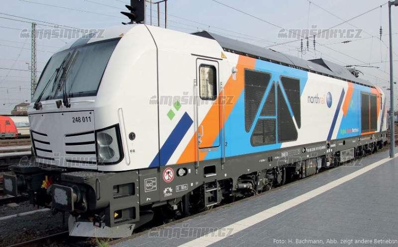 TT - Duln lokomotiva 248 014-3 spolenosti Northrail GmbH (analog) #1