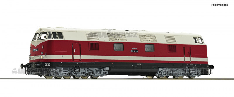 H0 - Dieselov lokomotiva 118 652-7 - DR (analog) #1