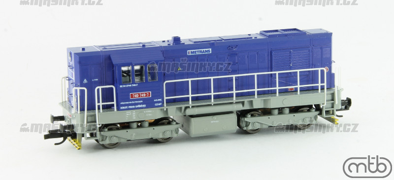TT - Dieselov lokomotiva 740 749 - Metrans (analog) #4