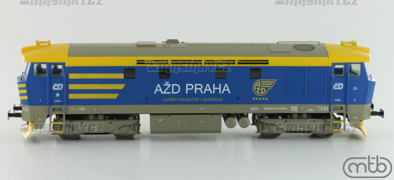H0 - Dieselov lokomotiva ady 749 039 - D AD Praha - (analog) #2