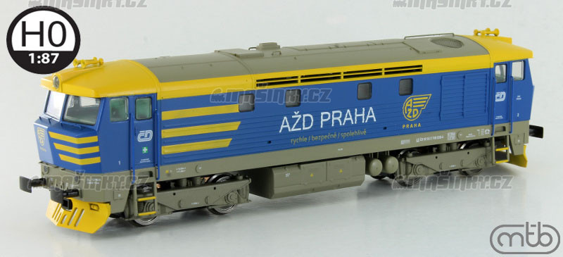 H0 - Dieselov lokomotiva ady 749 039 - D AD Praha - (analog) #1