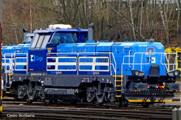 H0 - Dieselová lokomotiva řady 744.1 'Effishunter 1000' - ČD Cargo (analog)