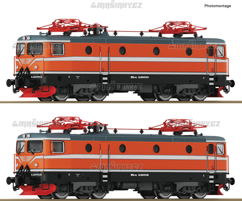 H0 - Set dvou elektrickch lokomotiv Rm - SJ (DCC,zvuk) #1