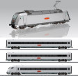 H0 - El. jednotka Metropolitan BR 101 s osobnm a dcm vozem, DB AG (DCC, zvuk)