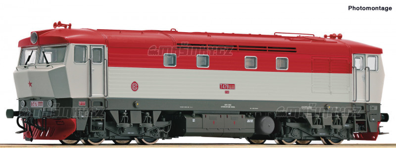 H0 - Dieselov lokomotiva 478.2 - SD (analog) #1