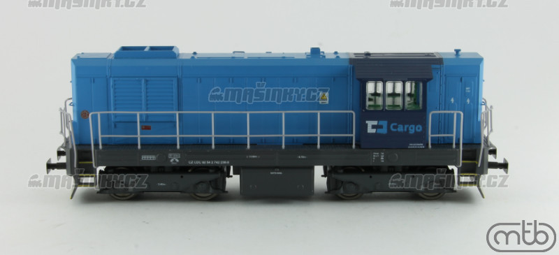 H0 - Diesel-elektrick lokomotiva 742 238 - D Cargo (analog) #2