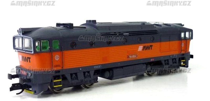 TT - Dieselov lokomotiva ady 750-059 - AWT #1