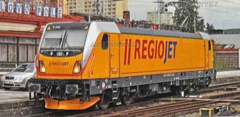 H0 - Elektrick lokomotiva TRAXX 388 - Regiojet (analog) #1