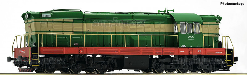 H0 - Dieselov lokomotiva T669.0 - SD (analog) #1