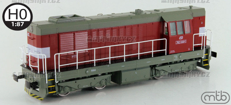 H0 - Dieselov lokomotiva ady 742 044  - D (analog) #1