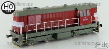 H0 - Dieselov lokomotiva ady 742 044  - D (analog)