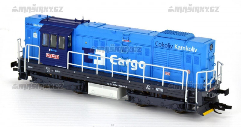 TT - Dieselov lokomotiva 742 440-1 D Cargo (analog) #4