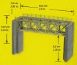 H0 - Ocelov most ezan Laserovou technologi - 18,8 cm