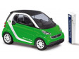H0 - Smart Fortwo Coupé zelené Elektrický pohon