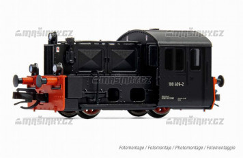 TT - Posunovac dieselov lokomotiva K 100 409-2 - DR (analog)