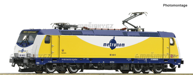 H0 - Elektrick lokomotiva ME 146-12 - metronom (analog) #1