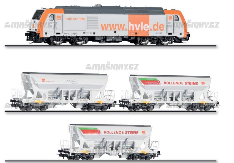 TT - Nkladn vlakov souprava "Schottertransport der HVLE" #1