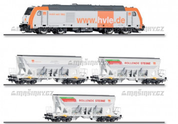 TT - Nkladn vlakov souprava "Schottertransport der HVLE"