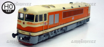 H0 - Dieselová lokomotiva T678.007 - ČSD (analog)