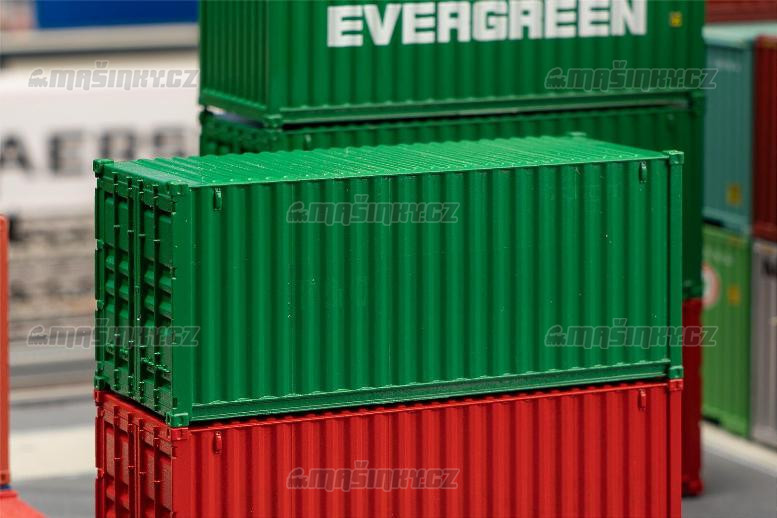 H0 - 20' kontejner, zelen #1
