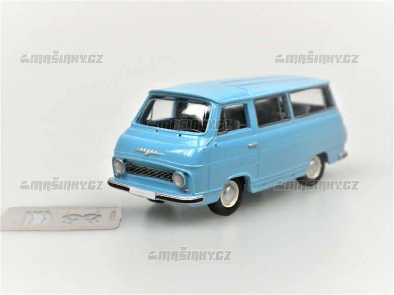 H0 - koda 1203 Minibus - svtle modr #3