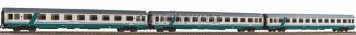 H0 - Set 3 osobnch voz EUROFIMA XMPR Intercity, FS
