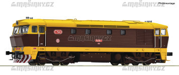 H0 - Dieselová lokomotiva řady 752 068-7 - ČSD/ČD (DCC,zvuk)