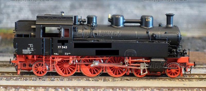 H0 - Parn lokomotiva 77.344 - DRB  (analog) #1