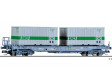 TT - Nkladn vz "Novatrans" SNCF se dvma 20' kontejnery