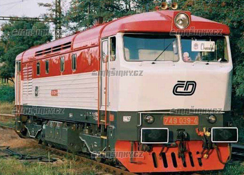 TT - Dieselov lokomotiva ady T 749 - D (DCC, zvuk) #1