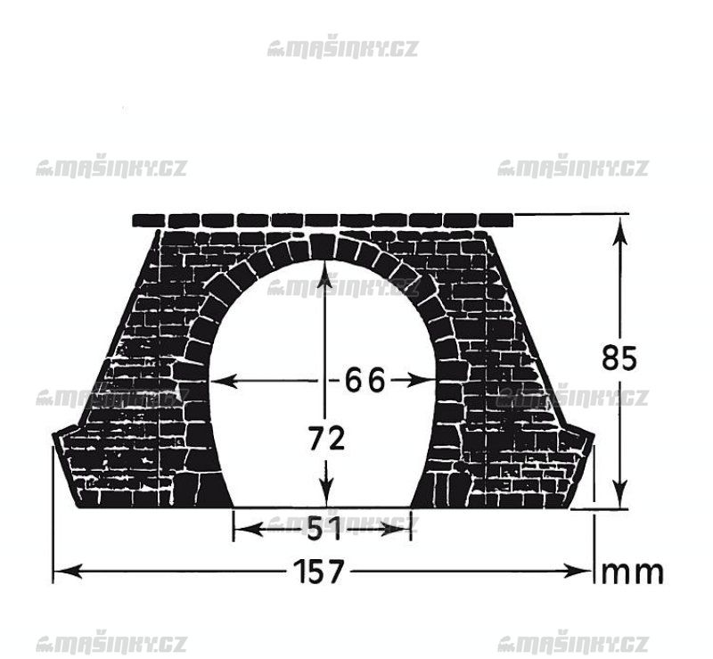 H0 - Tunelov portl, 2 ks #2