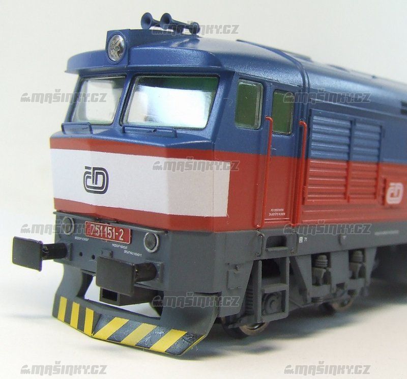 H0 - Dieselov lokomotiva T751.151-2 -  D digital, zvuk #2
