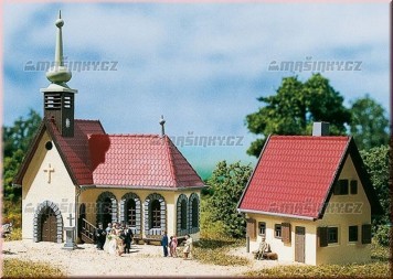 N - Venkovsk kostelk s farou