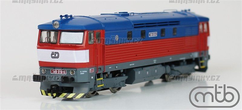 TT - Dieselov lokomotiva ady 749-019 D - analog #1