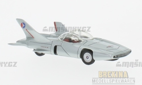 H0 - GM Firebird III, stbrn, 1958 #1