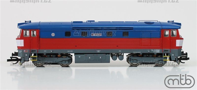 TT - Dieselov lokomotiva ady 749-019 D - analog #3