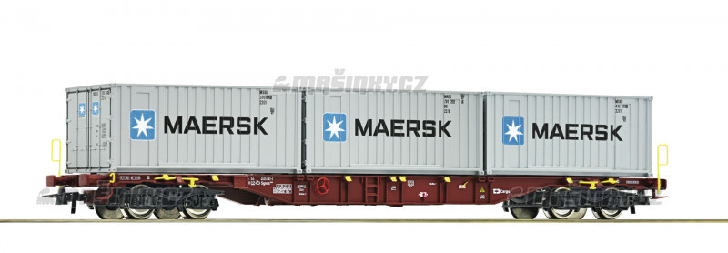 H0 - Ploinov vz s nkladem kontejner Maersk - D #1