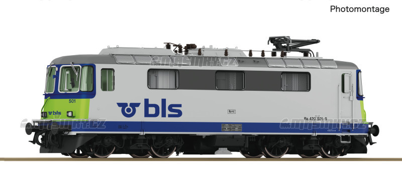 H0 - Elektrick lokomotiva ady 420 501-9 - BLS (analog) #1