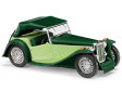 H0 - Kabriolet MG Midget TC uzavřený, zelený
