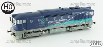 H0 - Dieselov lokomotiva  753 715 - UNIPETROL (analog)