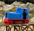 H0e - Dieselová lokomotiva Deutz OMZ 122F modrá - (analog)