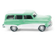 H0 - Opel Caravan 1956 - mátově zelený s bílou střechou