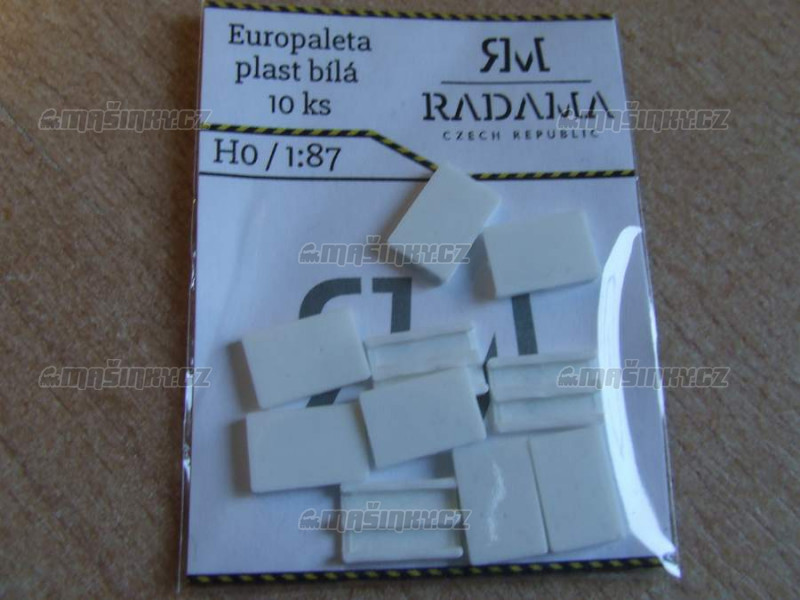 H0 - Europaleta plast bl - 10 ks #1