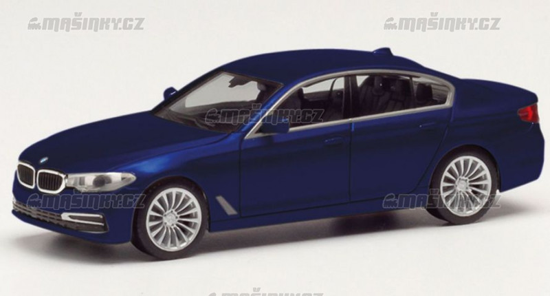 H0 - BMW ady 5 Sedan, tanzanitov modr metalza #1