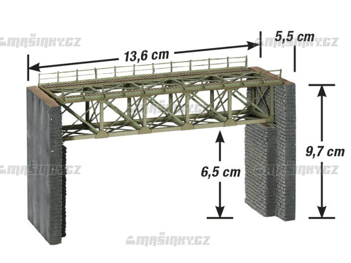 H0e - Ocelov most k zkorozchodn eleznici #3