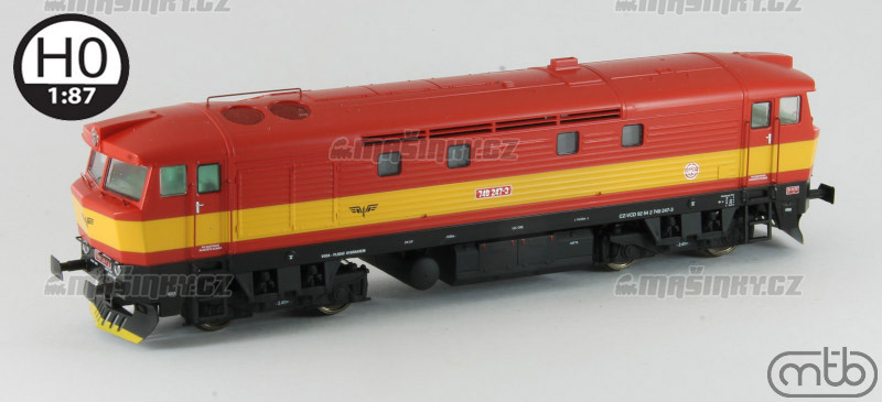 H0 - Dieselov lokomotiva 749 247 - D (analog) #1